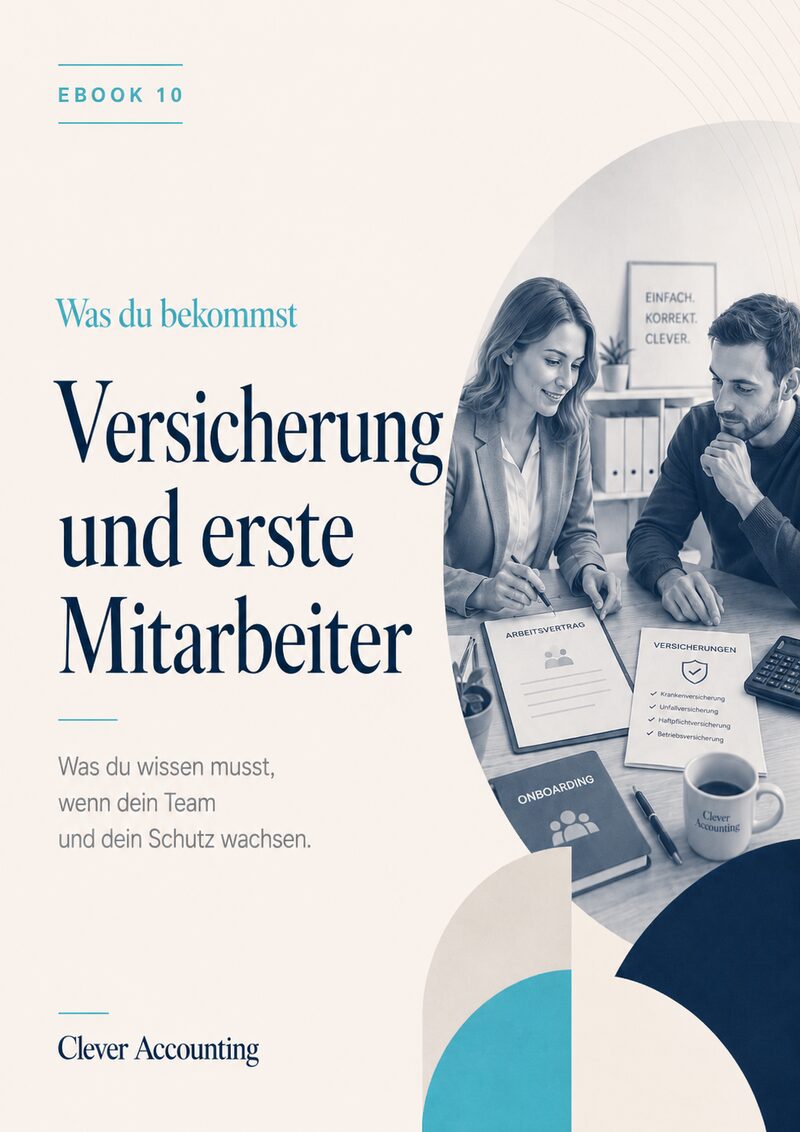 Versicherung und erste Mitarbeiter
